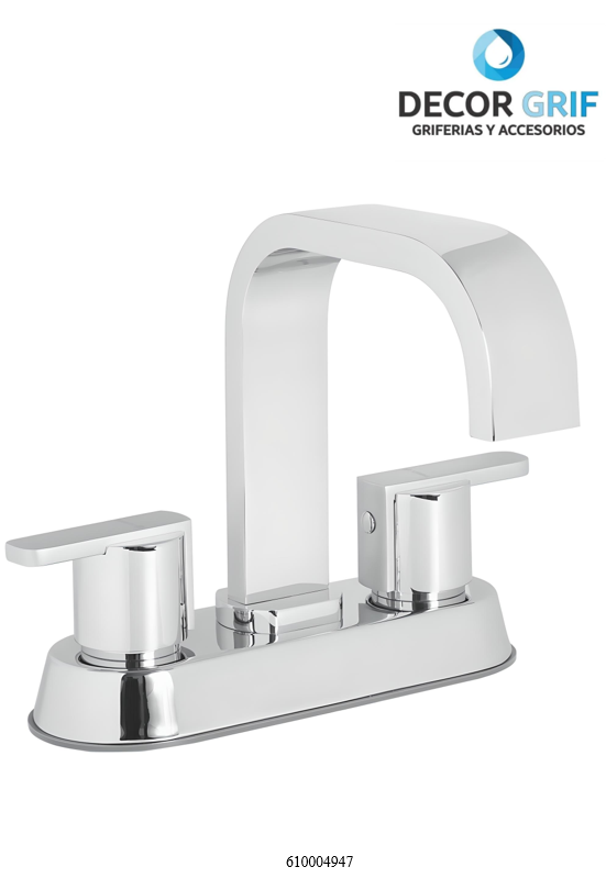 MEZCLADORA DE 4” LAVATORIO VENETO TREBOL