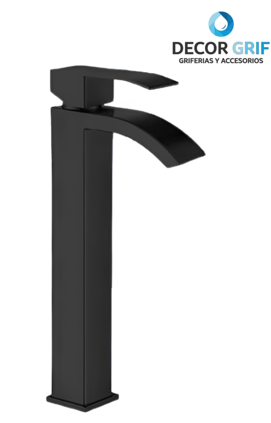 MONOCOMANDO ALTO P/BOWL NEGRO MATE PICO 18CM M304-8129A01 XIMENG