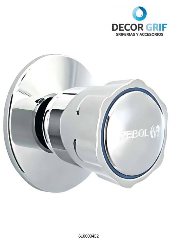 LLAVE DE1/2 DUCHA EMPOTRADA LINEA ECO TREBOL