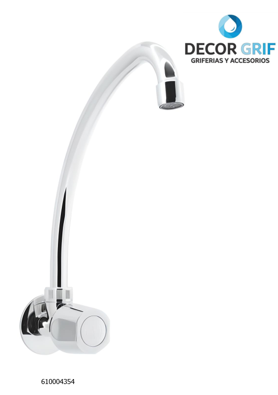 LLAVE DE 1/2 PARA COCINA A LA PARED SAONA TREBOL