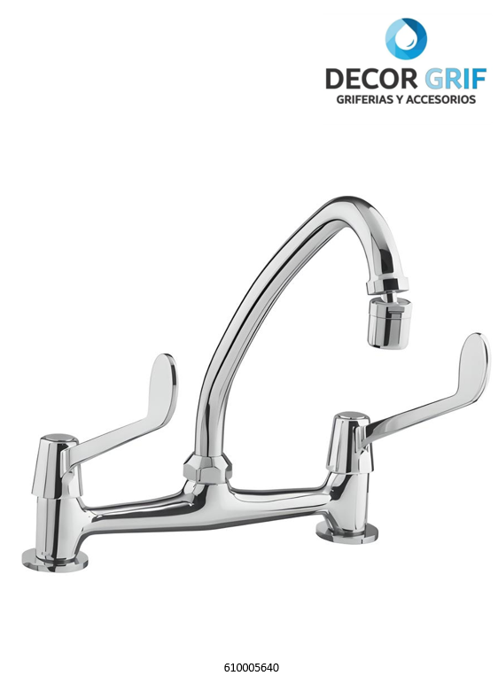 MEZCLADORA 8” PARA LAVADERO AL MUEBLE CLINICA TREBOL