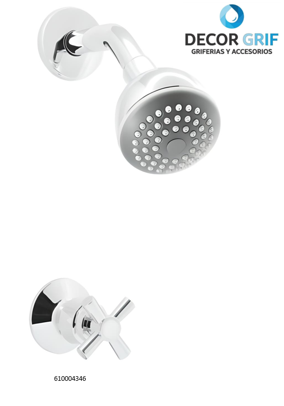 LLAVE DE 1/2 DUCHA BRISA TREBOL