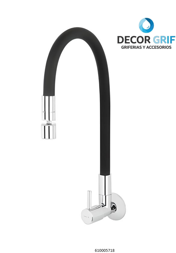 LLAVE COCINA PICO FLEXIBLE MEMPHIS A LA PARED TREBOL
