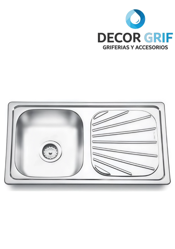 LAVADERO STAINLESS FT 90X46CM LP-9046 NUEVO FRATELLI