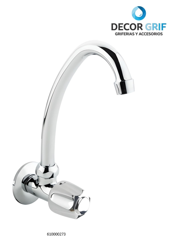 LLAVE DE 1/2 COCINA A LA PARED GRAZIA TREBOL