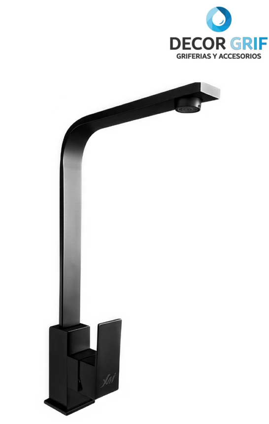 MONOCOMANDO P/COCINA MUEBLE NEGRO PICO GIRATORIO M304--027101 XIMENG