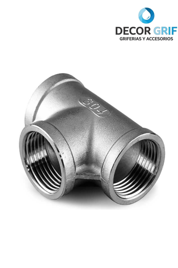 TEE ACERO INOXIDABLE 1/2 A/I