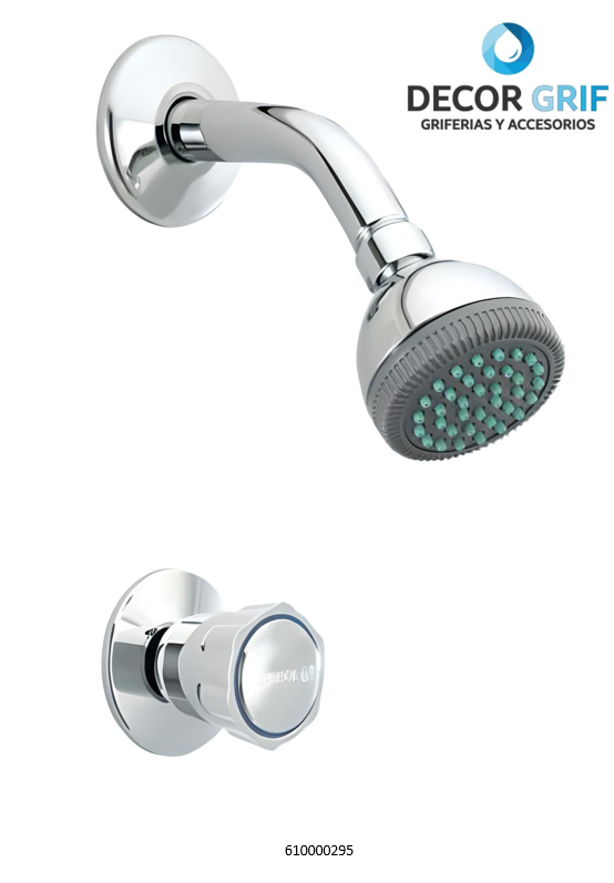 LLAVE DE 1/2 DUCHA EMPOTRADA ECO TREBOL