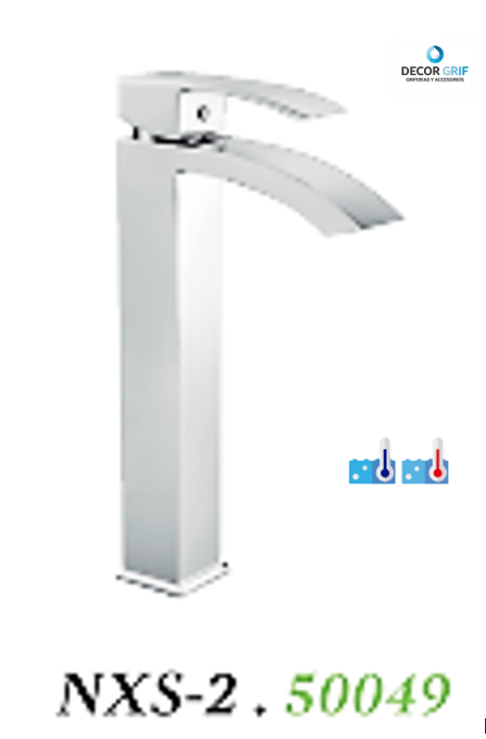 MONOCOMANDO P/BOWL MINIMALISTA NXS N-2 CROMADO