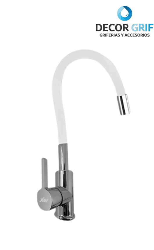MONOCOMANDO P/COCINA MUEBLE PICO DE GOMA BLANCO M04017 XIMENG